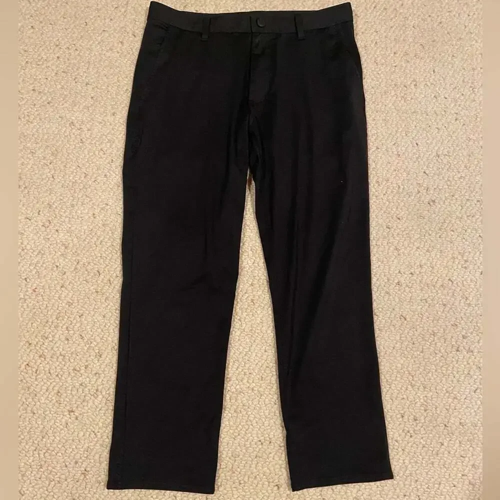 RHONE Black Athletic Trousers Sz 31